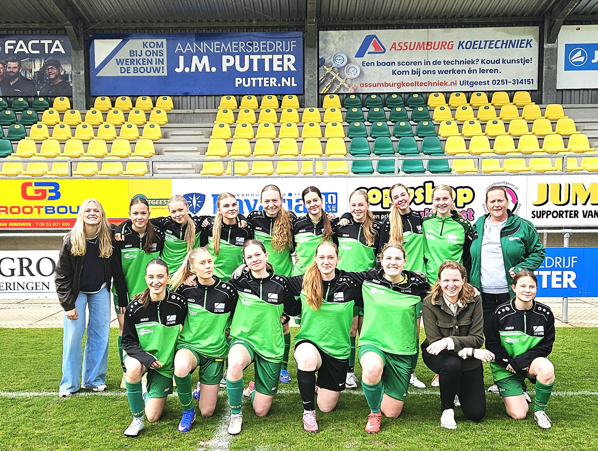FC Uitgeest Meisjes Onder 17-1 houdt het hoofd koel tegen vervelend Hollandia