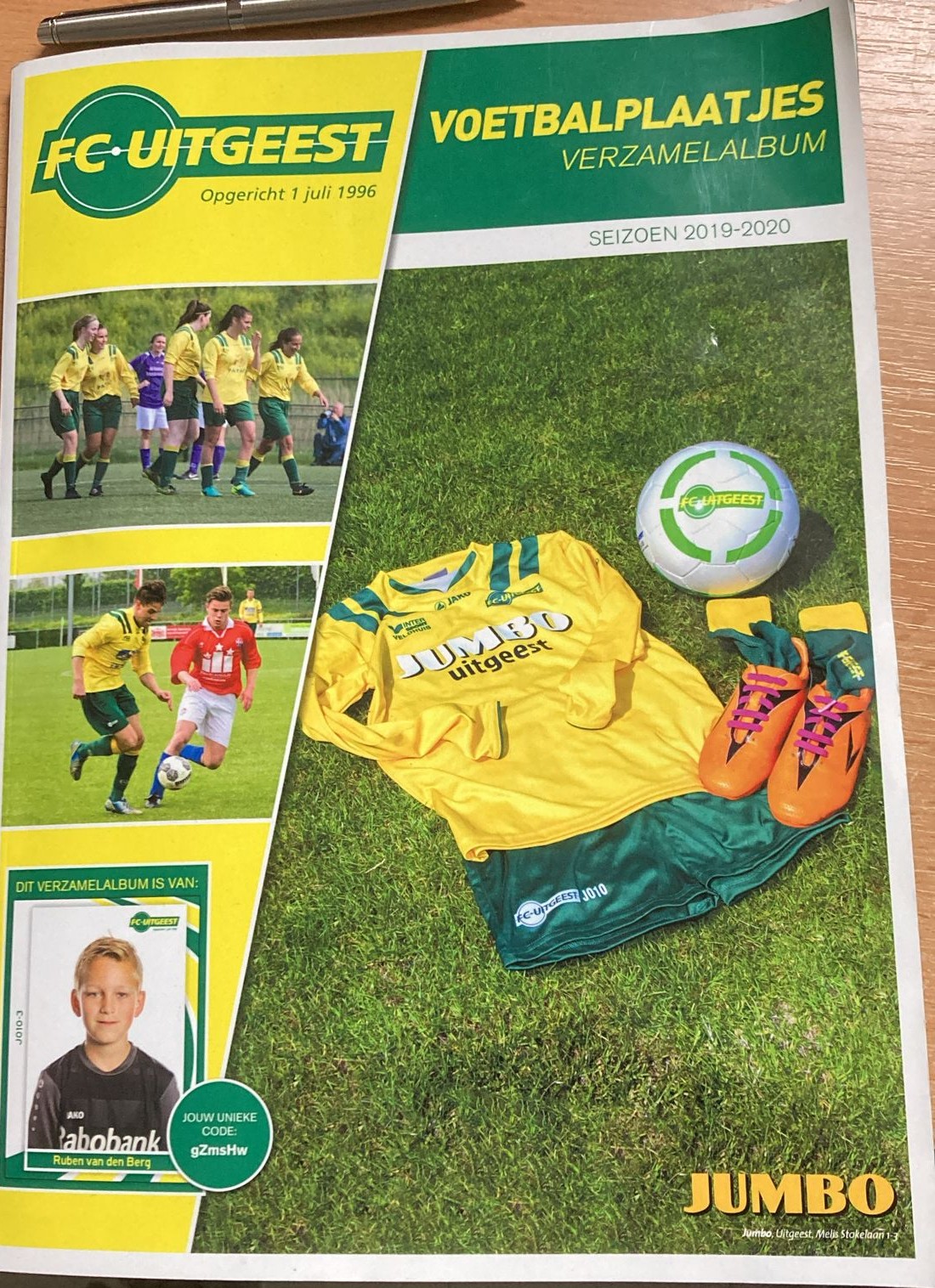 Update Jumbo voetbalplaatjesboek