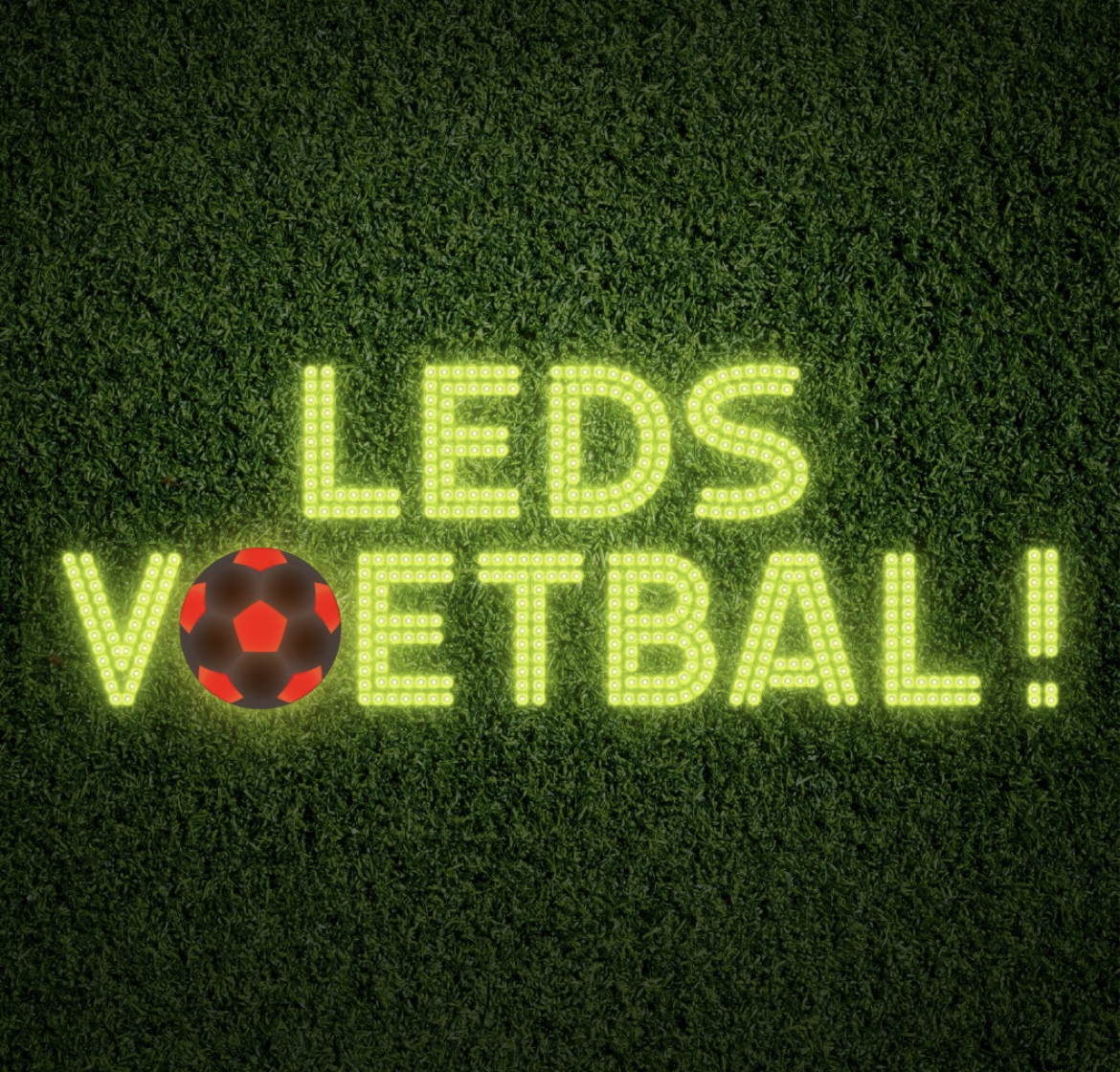 Ledsvoetbal bij FC Uitgeest op zaterdagavond 10 oktober