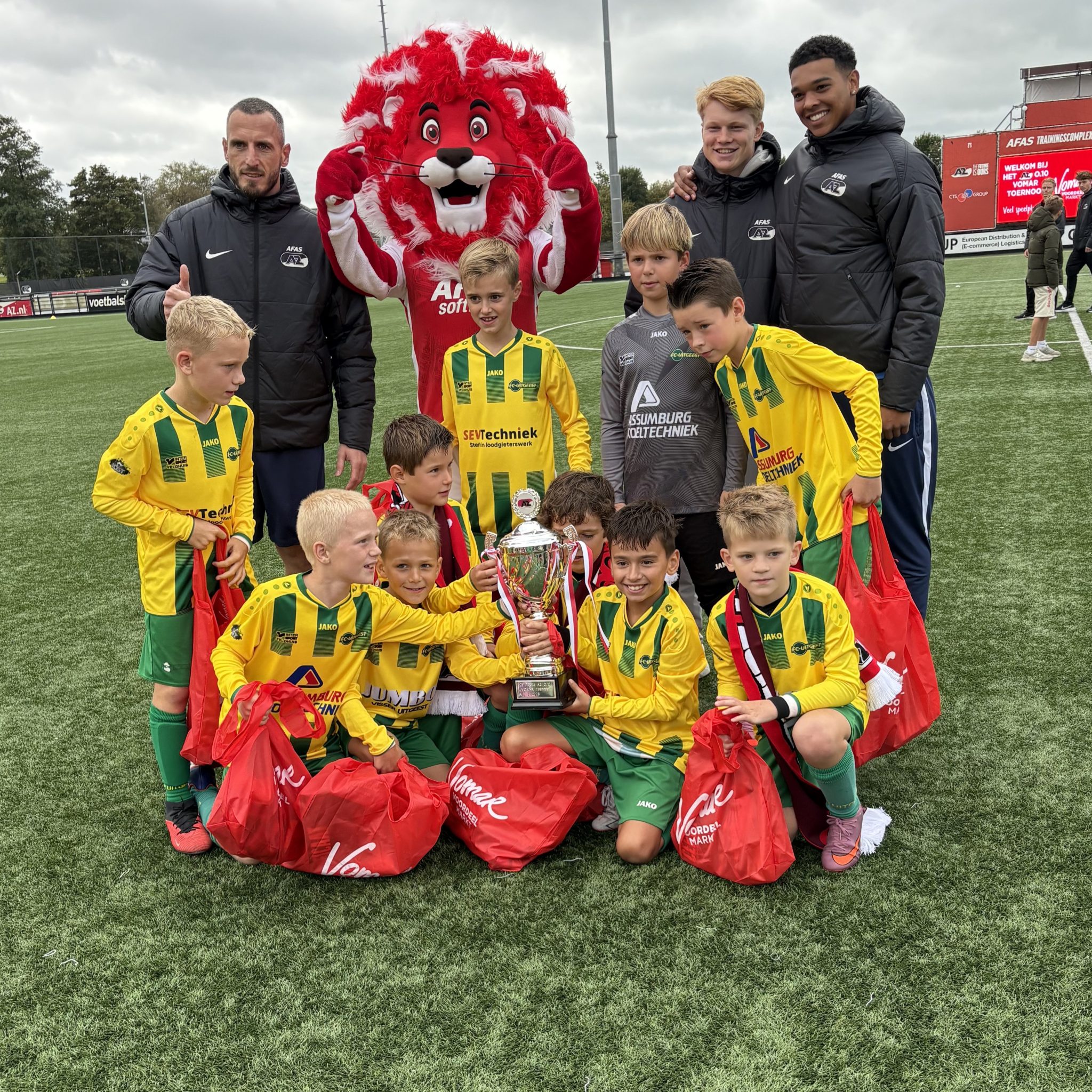 FC Uitgeest O10-1 knap tweede op het AZ O10 Vomar Jeugdtoernooi! 🏆