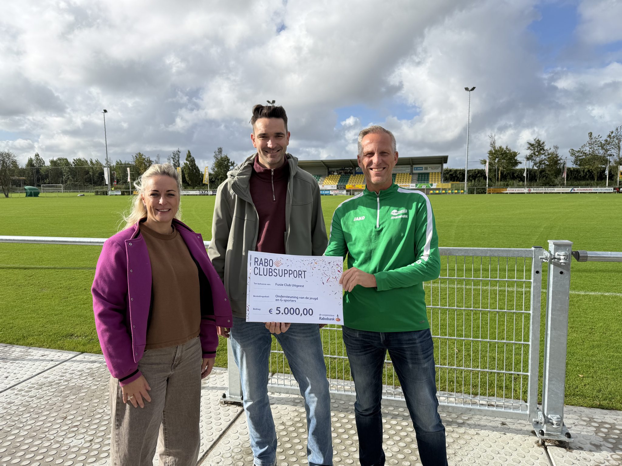 FC Uitgeest blij met Rabo ClubSupport-opbrengst
