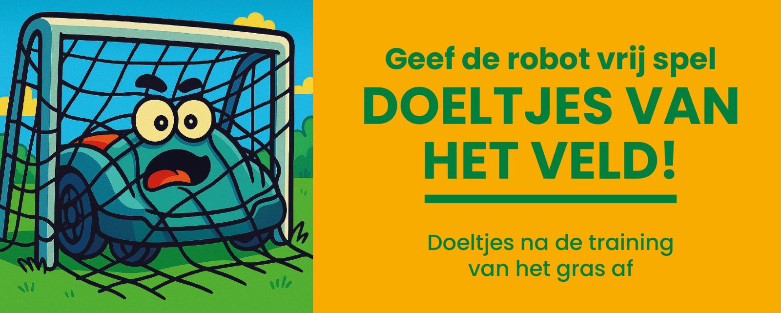 Belangrijk: Doelen van het veld na training en wedstrijd!