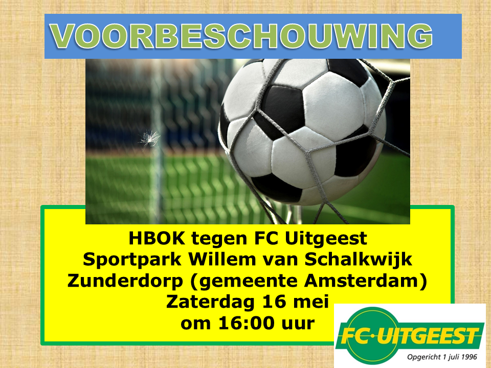 De beslissing nadert! Wordt FC Uitgeest komende zaterdag kampioen?